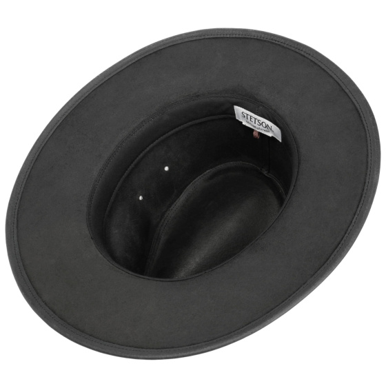 Chapeau Traveller Spokane Cuir Noir - Stetson
