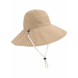 Chapeau de protection solaire à large bord double face