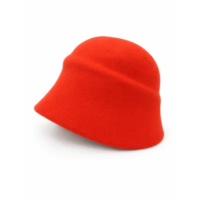 Cloche en feutre classique-Henna