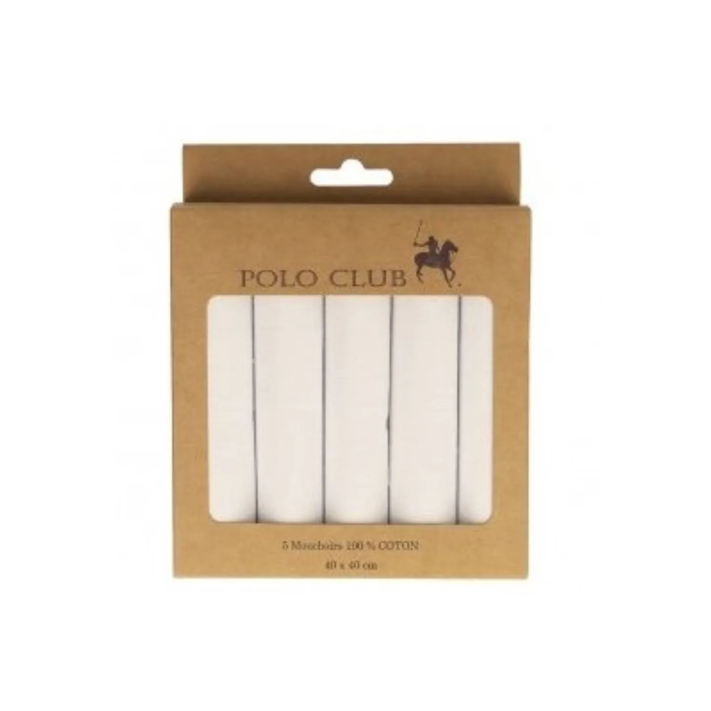 Coffret Prestige 5 Mouchoirs Blancs