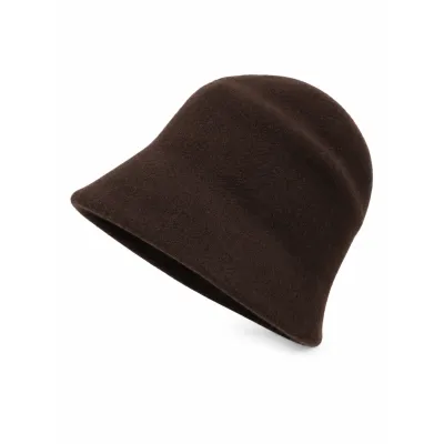 Cloche en feutre classique-Espresso