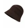 Classic felt cloche hat-Espresso