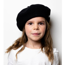 Béret Enfant Petit Basque Noir - Héritage par Laulhère
