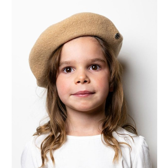 Children's Beret Petit Basque Sable - Heritage by Laulhère