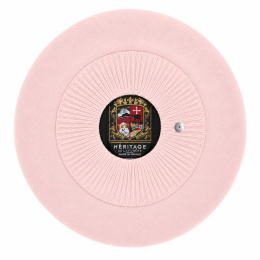 Louvre Beret in Pale Pink - Laulhère