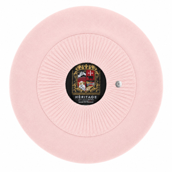 Beret Louvre Pale Rose - Héritage by Laulhère