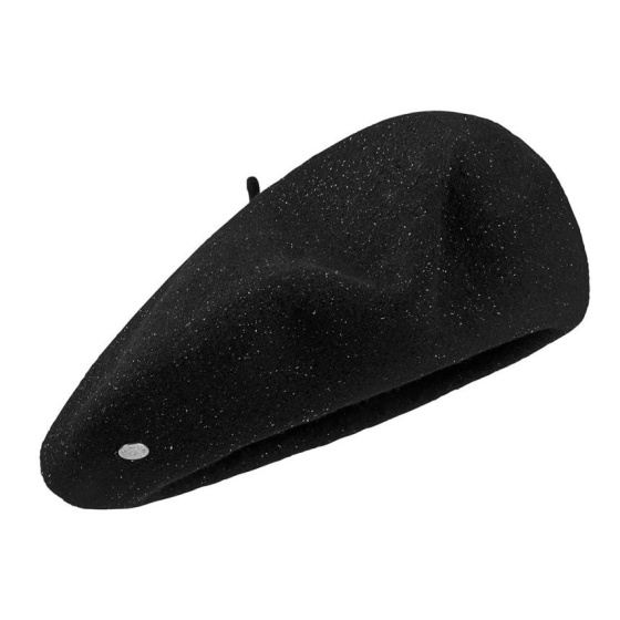Béret L'Authentique Noir Lurex Argent - Héritage par Laulhère