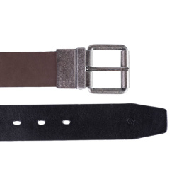 Ceinture Homme Noir/Marron Foncé-100CM