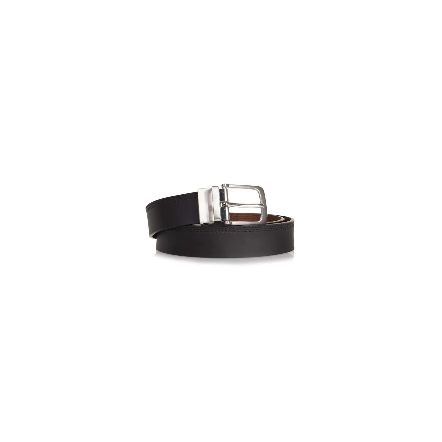 Ceinture Homme Noir/Marron-110 CM-Ref24061