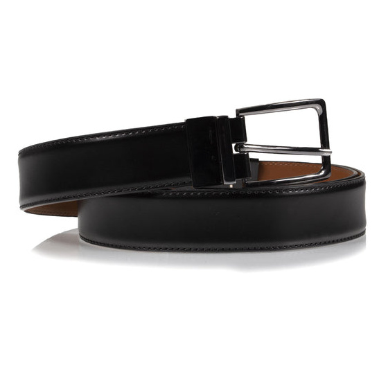 Ceinture homme Noir/Cognac 110 CM