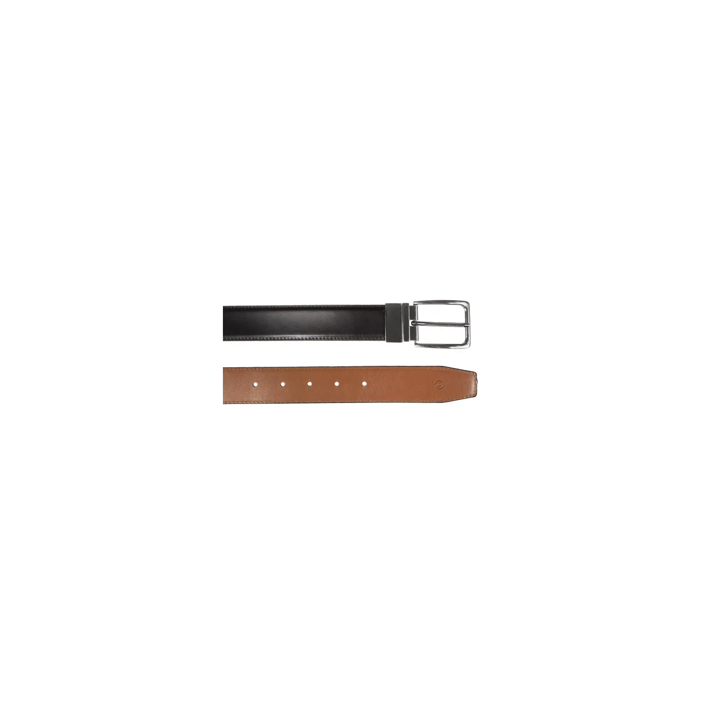 Ceinture Homme Noir/Cognac - 105 cm-Ref24057
