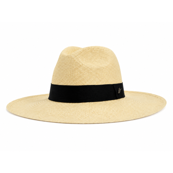 Wide Brim Panama Fedora Robbins Hat - Traclet
