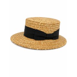 Capeline de paille naturel