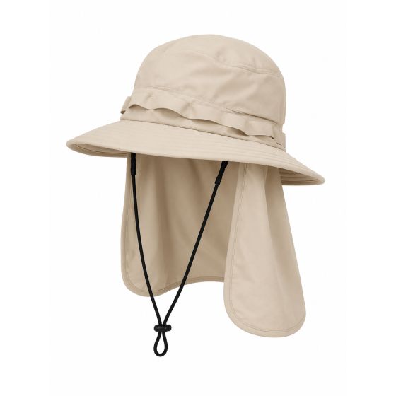 Chapeau de protection solaire avec protège-nuque et protections latérales