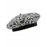 Béret Leo Gris/Noir/Ecru