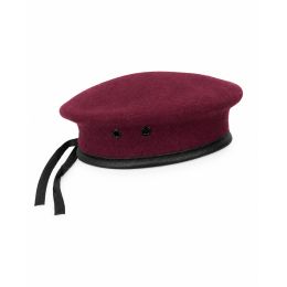 Béret militaire bordeaux