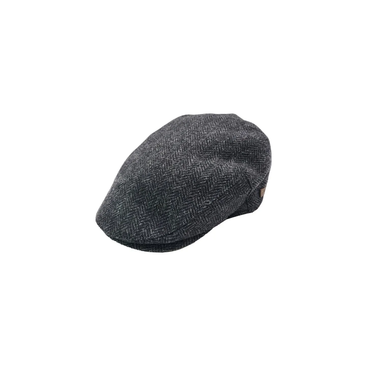 Casquette Plate Montmartre Chevron Anthracite - Traclet