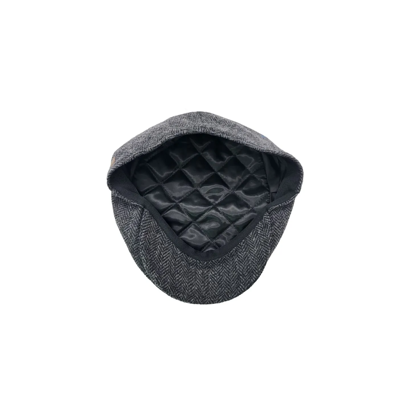Montmartre Anthracite Chevron Flat Cap - Traclet Reference: 24181 chapellerie traclet