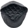 Casquette Plate Montmartre Chevron Anthracite - Traclet Référence : 24181 chapellerie traclet