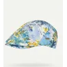 Casquette Plate Lino À Fleurs Coton - Traclet