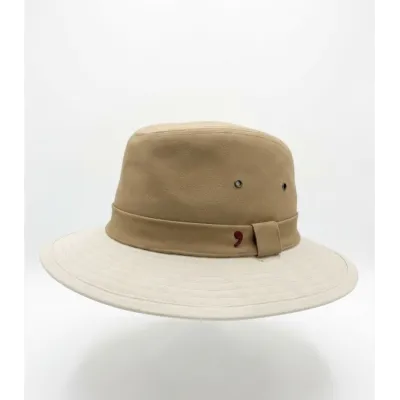 copy of Washed Beige Cotton Logan Safari Hat - Traclet