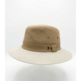 copy of Washed Beige Cotton Logan Safari Hat - Traclet