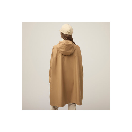 Foldable hooded poncho Camel - Tilley