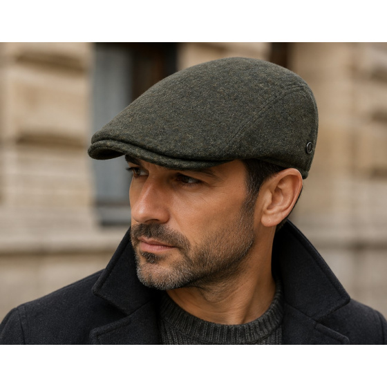 Casquette Plate Matteo Laine Loden - FLECHET
