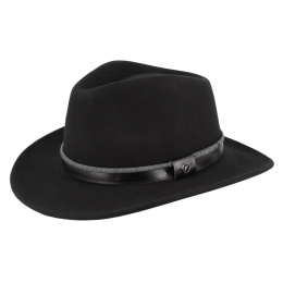 copy of Traveller Langres Crushable Black Felt Waterproof Hat - Flechet