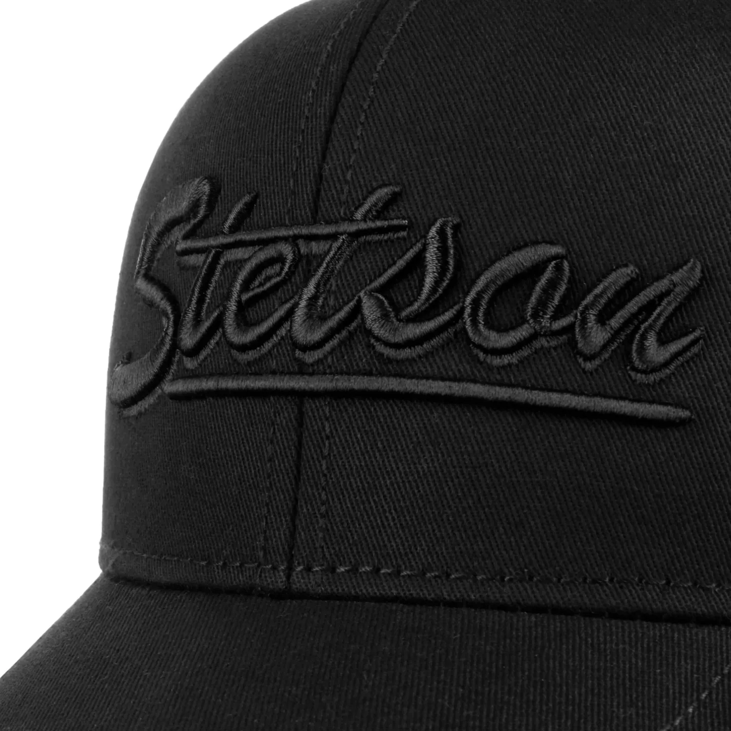 Black Baseball Cap - Stetson-Ref24332