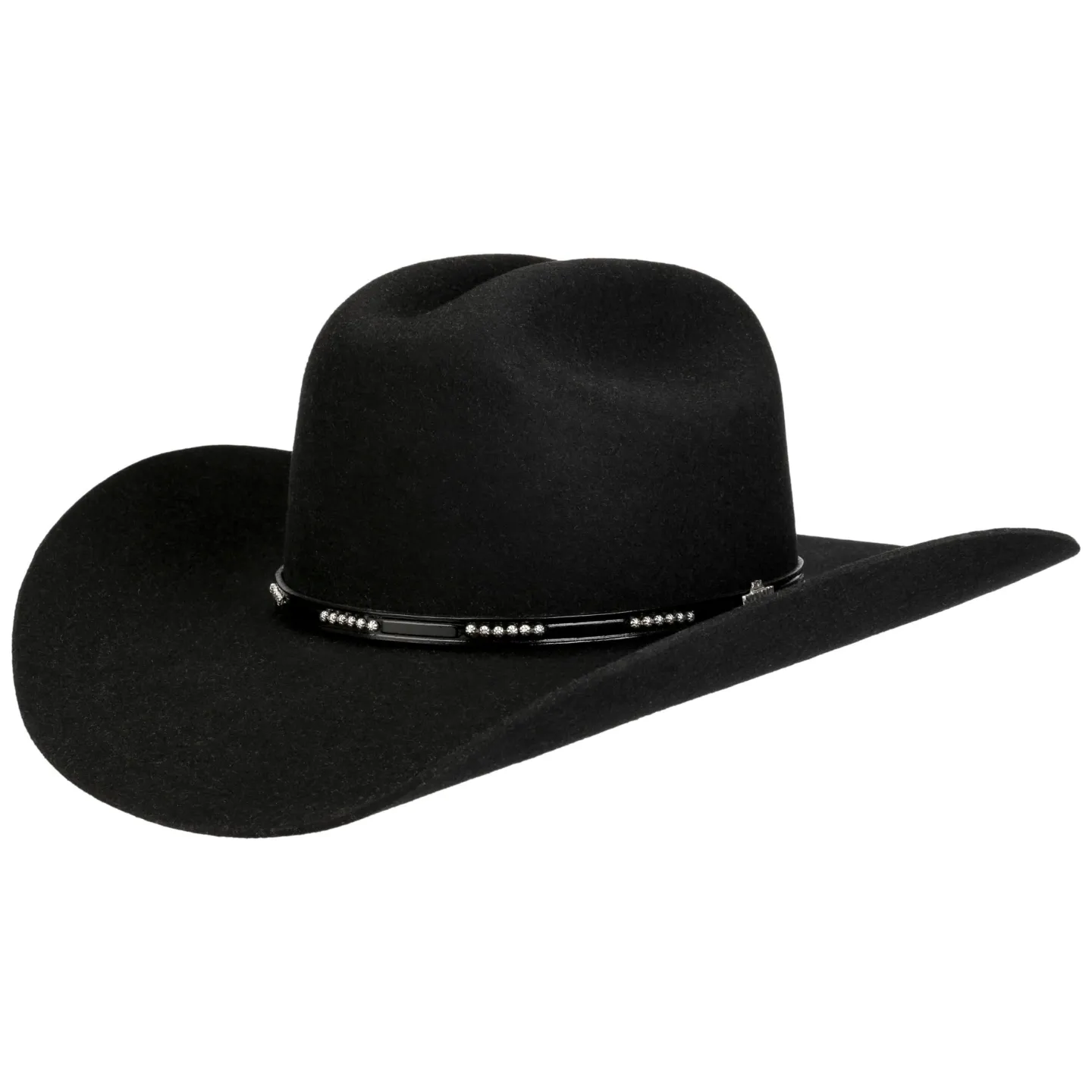 Chapeau Cowboy Liano Buffalo 4X Noir - Stetson  Reference : 22137| Chapellerie Traclet