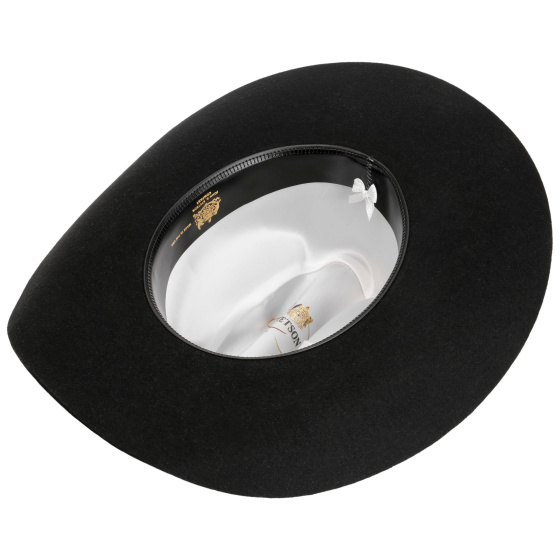 Chapeau Cowboy Liano Buffalo 4X Noir - Stetson