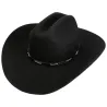 Chapeau Cowboy Liano Buffalo 4X Noir - Stetson  Reference : 22137| Chapellerie Traclet