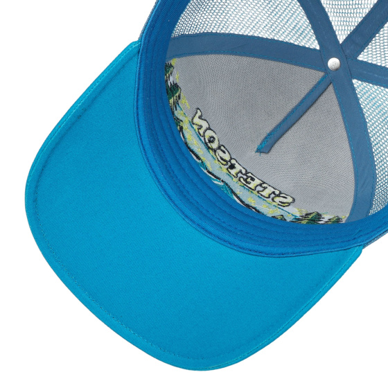 Casquette Trucker Mountain Lake Bleu – Stetson