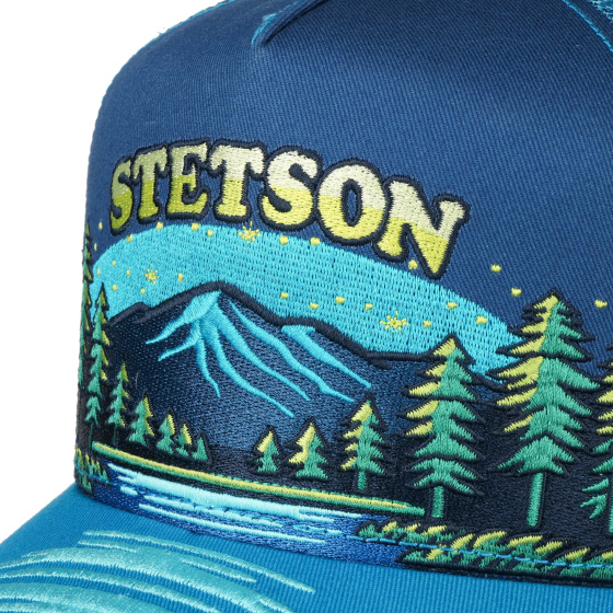 Casquette Trucker Mountain Lake Bleu – Stetson
