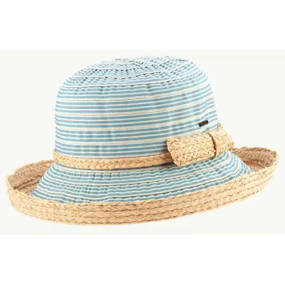 Breton Hat Lucinda Blue SCIPPIS - Traclet Reference: 24356| Chapellerie Traclet
