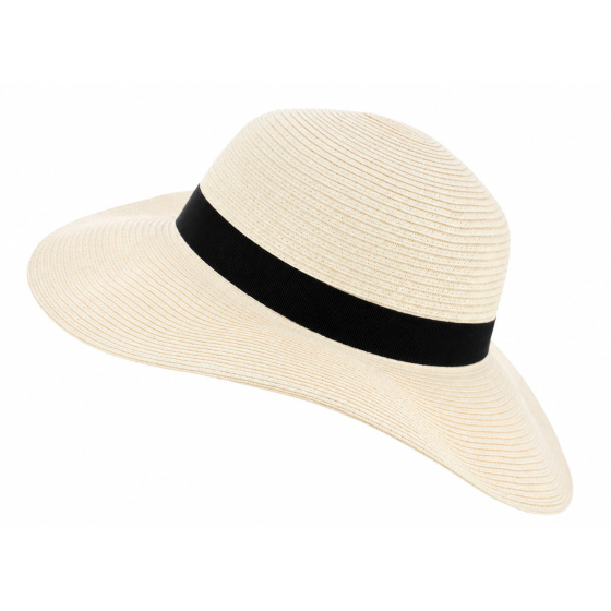 copy of Natural Paper Straw Rhodes Wide Brim Hat - Traclet