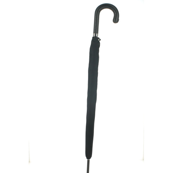 Parapluie épée noir poignée Cuir - Fayet