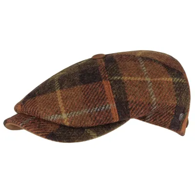 Glenmore Duck Bill Cap Harris Tweed - Flechet ref 24375 Traclet hat shop