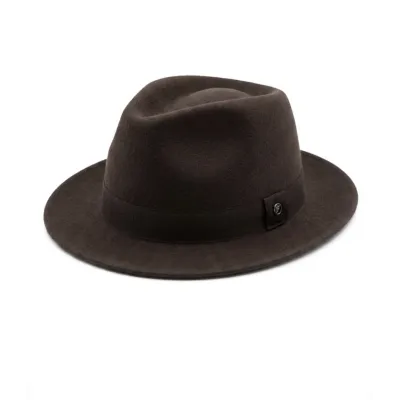 Chapeau impermeable Traveller Langres Crushable Feutre Marron - Flechet