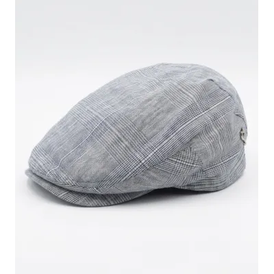 Casquette plate Bleu - Fléchet