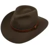 Cheval Traveller Wool Felt Hat Olive - Stetson Reference: 24401| Chapellerie Traclet