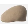 Wool 504 Taupe Cap - KANGOL - Kangol boutique - Chapellerie Traclet Reference : 24410| Chapellerie Traclet