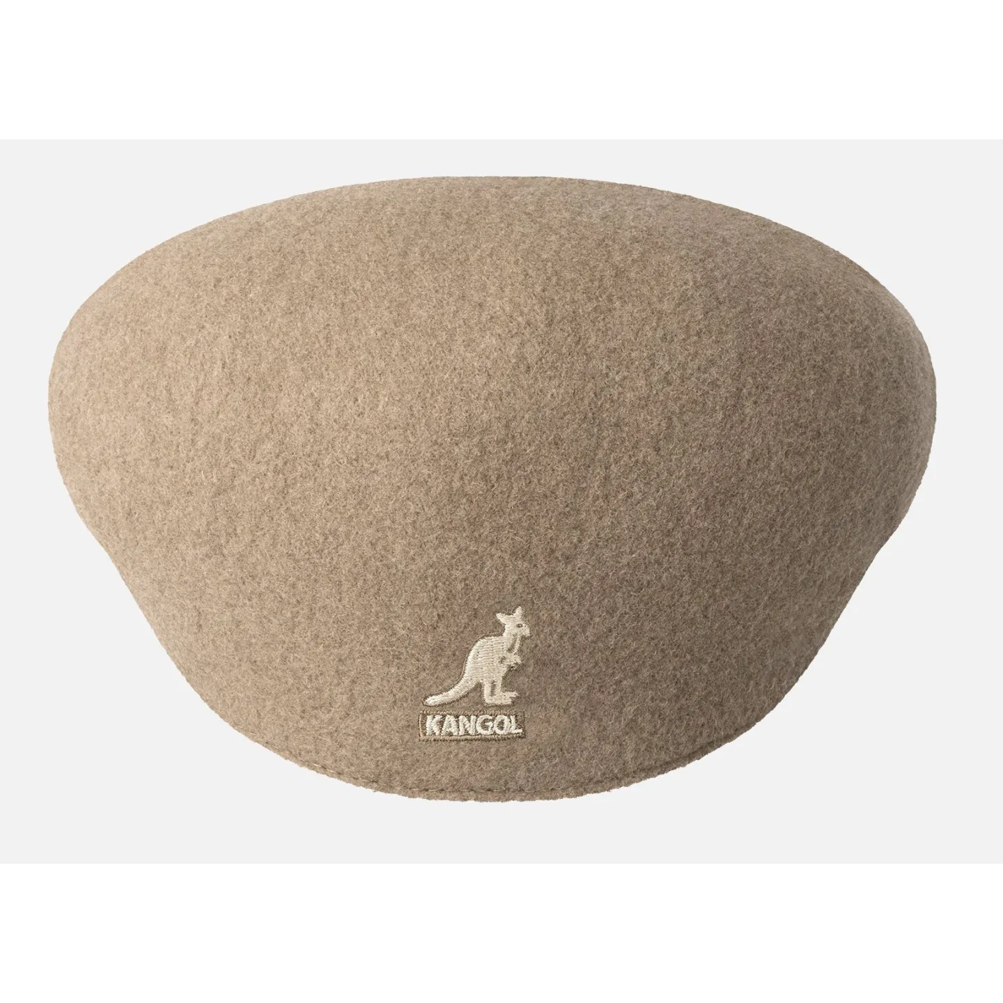 Wool 504 Taupe Cap - KANGOL - Kangol boutique - Chapellerie Traclet Reference : 24410| Chapellerie Traclet