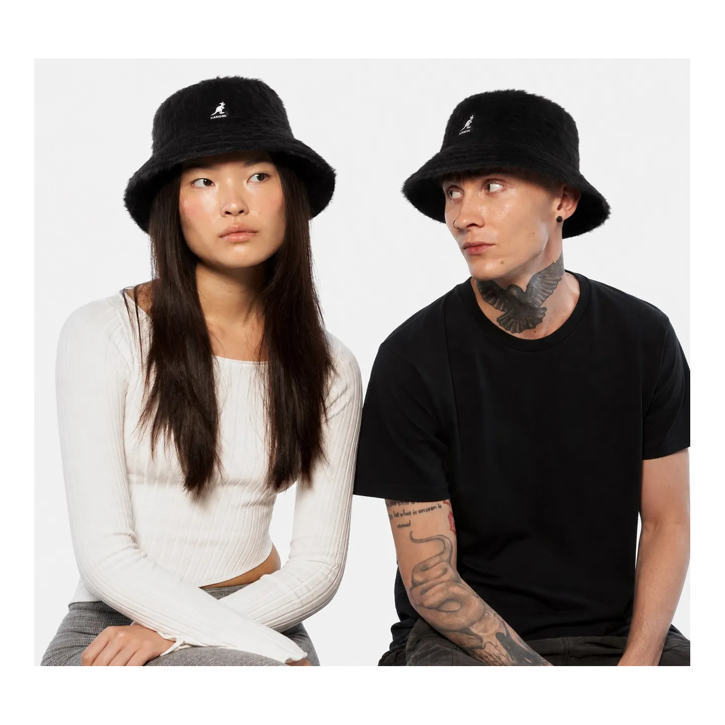 Fugora Casual Black Bucket Hat - Kangol Reference: 24416| Chapellerie Traclet