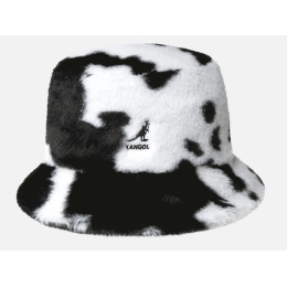 Bob Cow Fur Noir & Blanc fourrure - Kangol