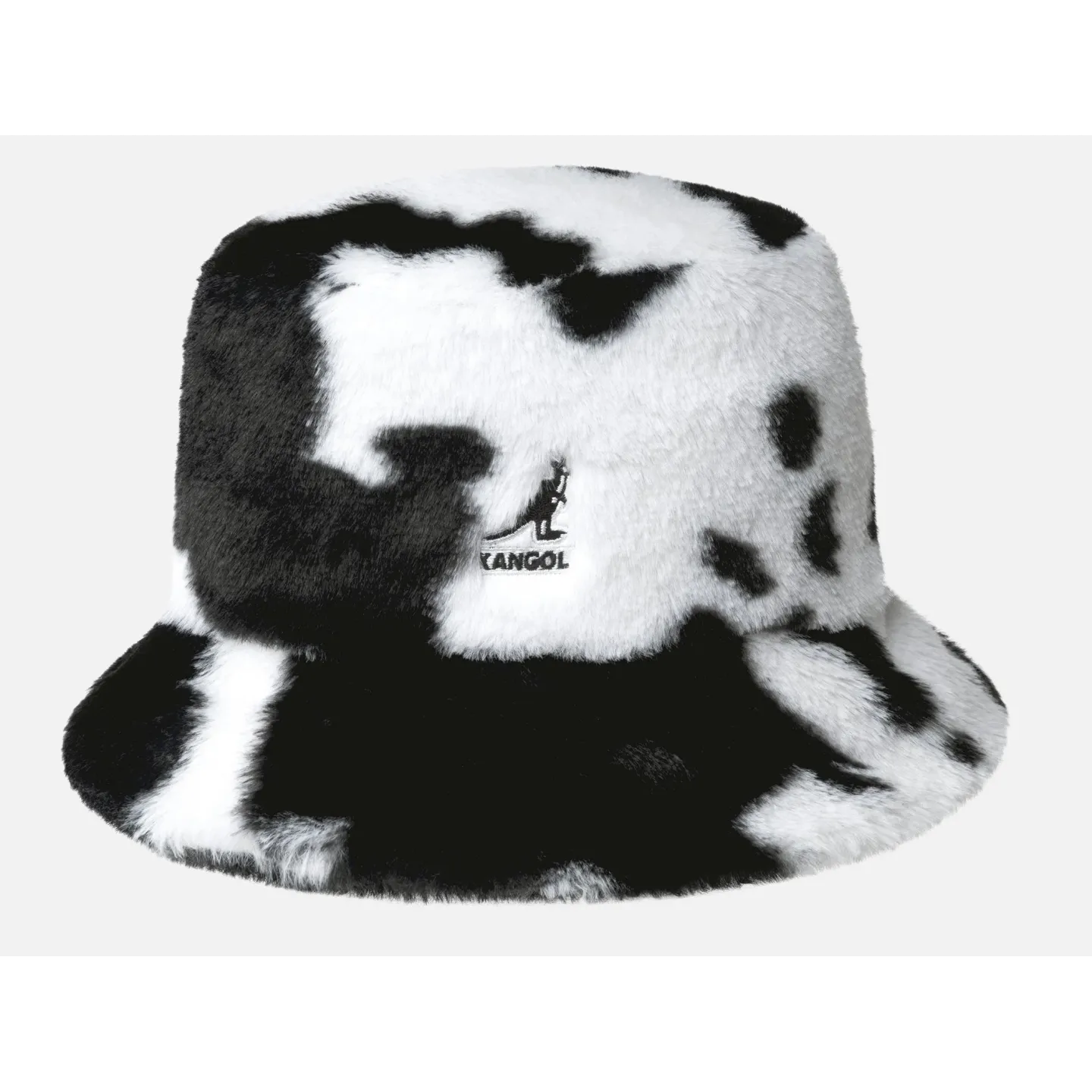 Bob Cow Fur Black & White Faux Fur - Kangol - Reference: 24417| Traclet Hat Shop