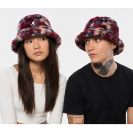 copy of Black & White Faux Fur Bucket Hat - Kangol