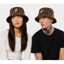 Leopard Bucket Hat with Ear Flaps Tawny – Kangol