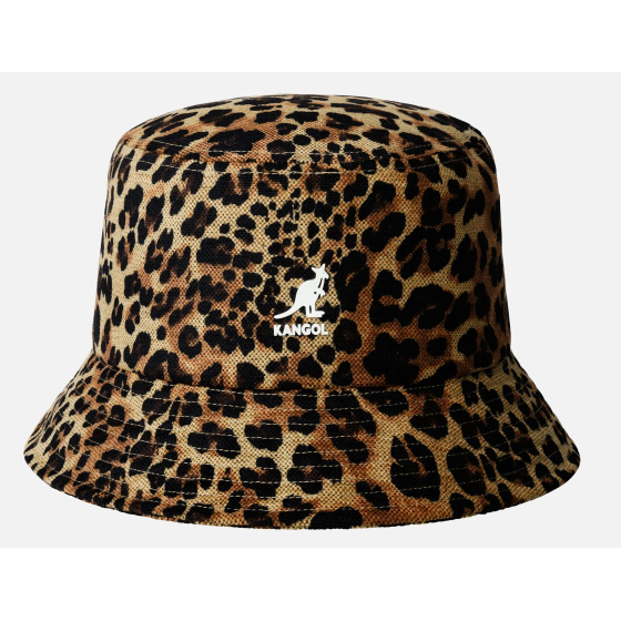 Leopard Bucket Hat with Ear Flaps Tawny – Kangol